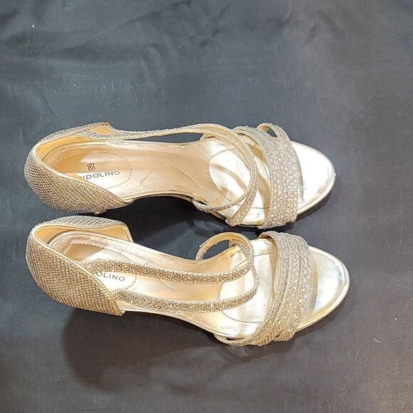 BANDOLINO JEWEL STUDDED ROUND OPEN-TOE HEEL SANDAL - Picture 7 of 15